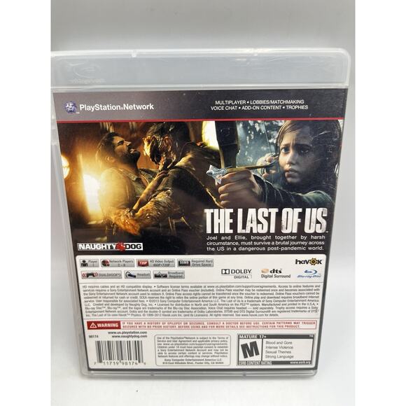 The Last of Us Somy PlayStation 3 PS3 BLACK LABEL - TESTED Works - Picture 2 of 8